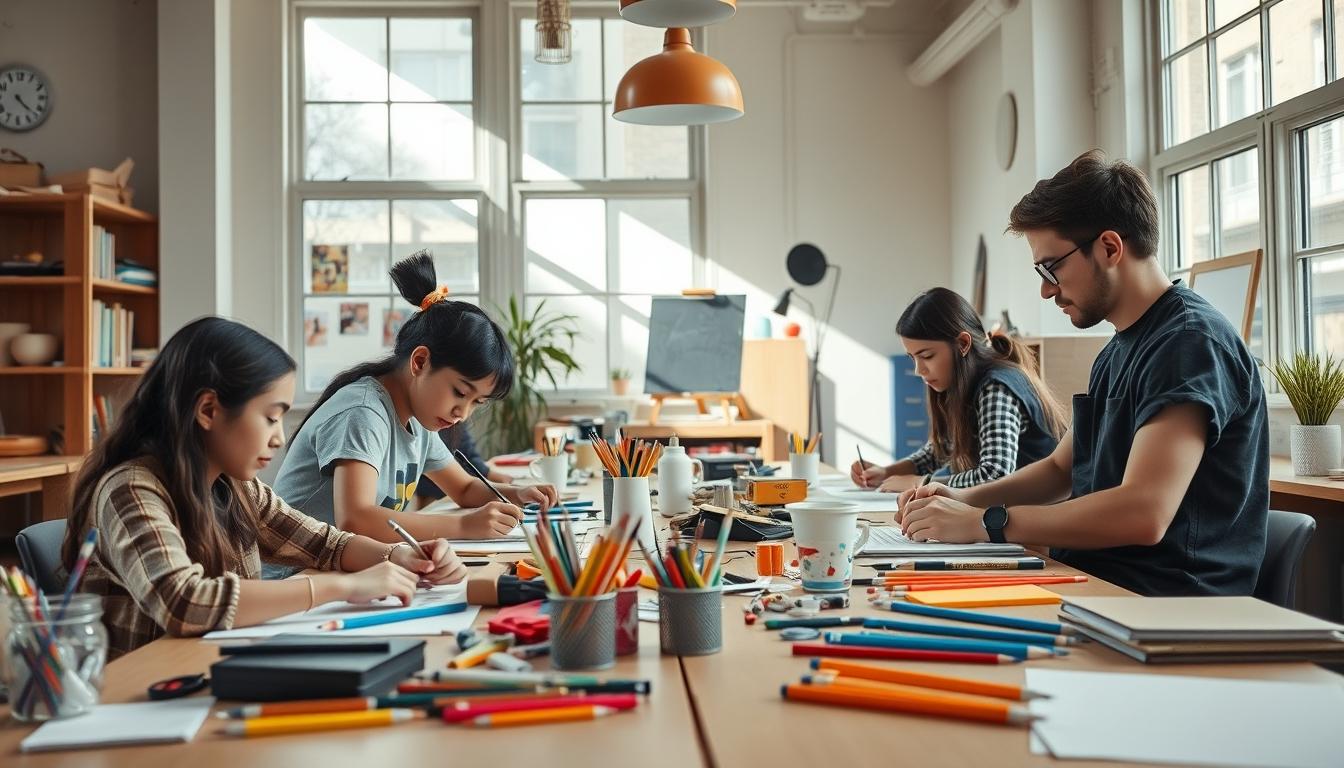 Organized study environment supporting productive learning